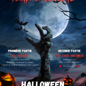 Affiche Halloween Pegase