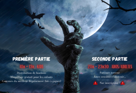 Affiche Halloween Pegase