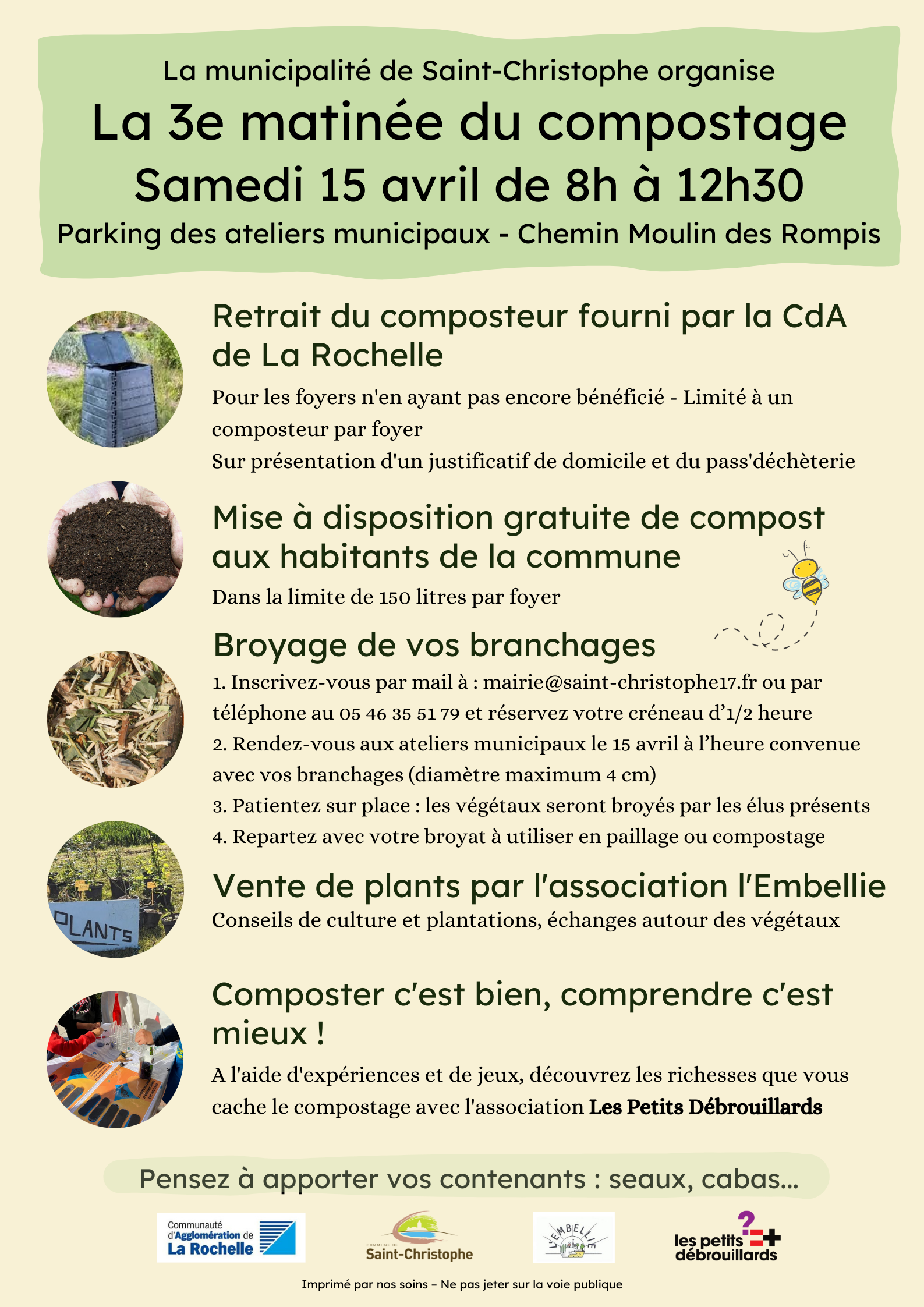 programme matinée compost