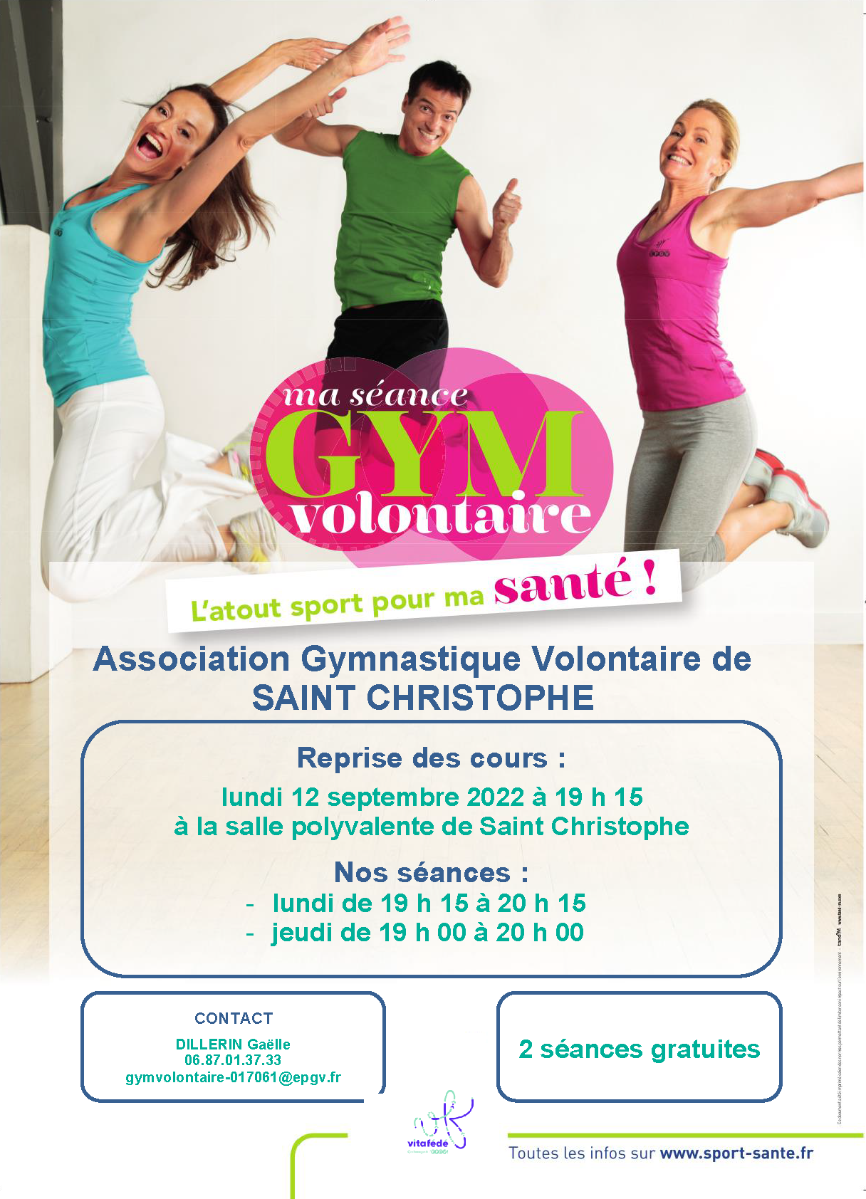 Reprise cours gym